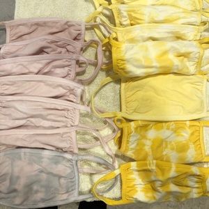 Natural dye 100% cotton mask